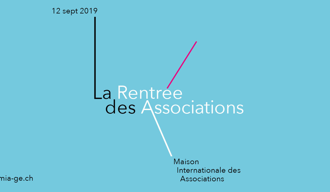 1ère Rentrée des Associations le 12 septembre à la MIA !